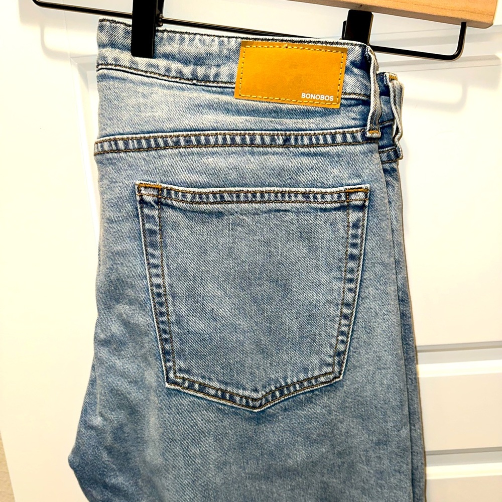 Men’s Bonobos White Washed Jeans 33x34
